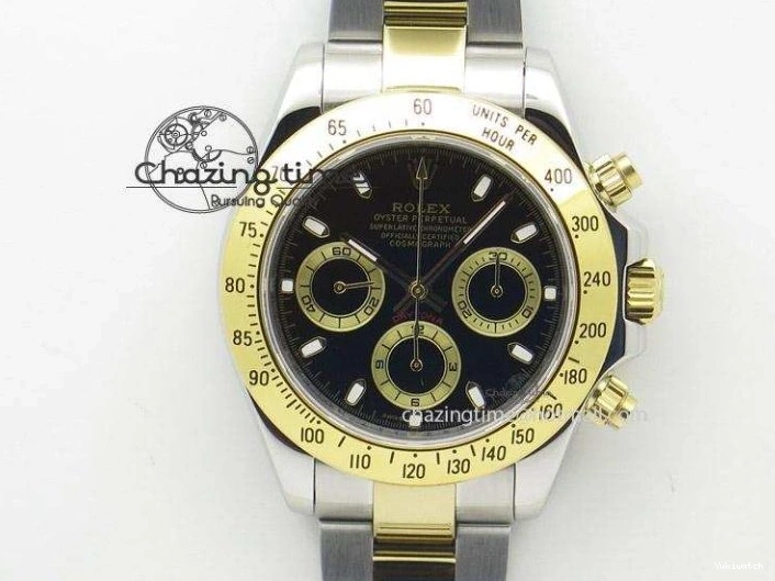 1:1 SA4130 Daytona Bracelet Green 116508 Dial on Best V2 YG Clean Edition 0430